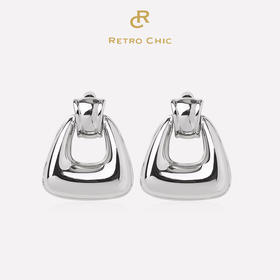 【歌手刘忻同款】Art Nouveau新艺术时期 | 奥斯银色耳环