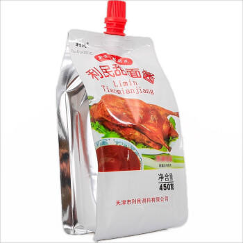 利民 甜面酱葱伴侣烤鸭蘸酱煎饼果子酱家用炸酱面酱老北京炸酱面450g /粮油调味 /调味品 /中式酱料 商品图2