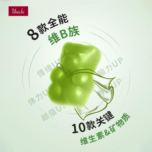 【跨境】UNICHI女性多维营养小熊软糖60粒/盒 商品图4