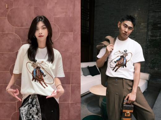 驴家 西部牛仔刺绣短袖（JN） 商品图1