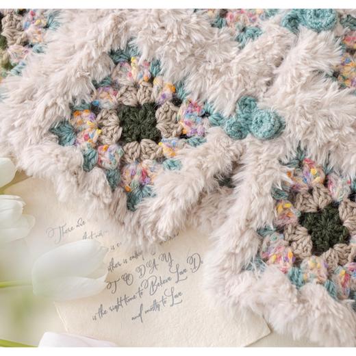 苏苏姐家暖绒钩针马甲手工diy编织钩针毛线团自制上衣材料包冬 商品图2