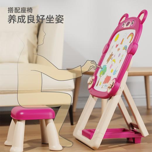 【儿童画板家用】婴幼儿写字板 宝宝涂鸦双面手写板 可折叠黑板画画玩具 商品图1