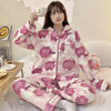 【HelloKitty珊瑚绒睡衣，加厚加绒保暖舒适】韩系HelloKitty凯蒂猫珊瑚绒睡衣女 秋冬季新款 加厚加绒家居服-QQ 商品缩略图11