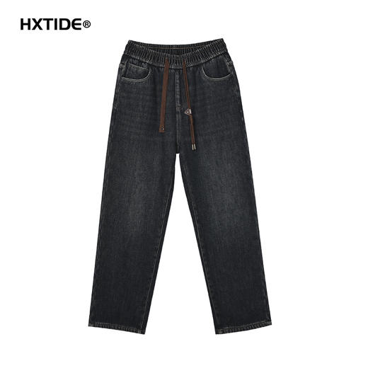【新品上新】HX 秋冬季水洗直筒牛仔长裤C201440029101 商品图5