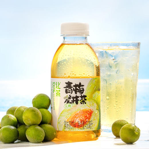 让茶无糖青梅龙井果味茶饮料450ml*15瓶整箱装 商品图2