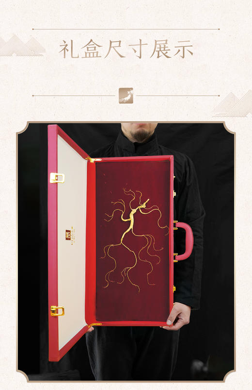 热卖【高龄林下参高档礼盒】长白山人参林下参高档礼盒 商品图1