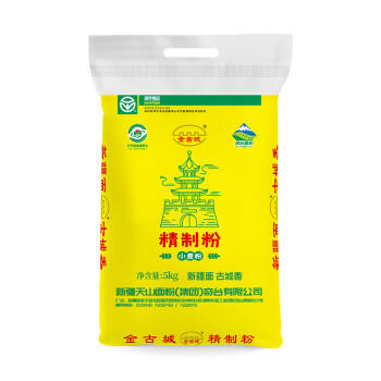 天山 新疆面粉精制粉面粉10斤 家用馒头拉条子 中筋通用小麦粉 旗舰款 /粮油调味 /面粉 /通用粉 商品图6