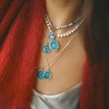 订购7周到｜Pyrrha-Trust the Universe Talisman-宇宙之力 卡普里蓝 项链［加拿大设计师］ 商品缩略图1