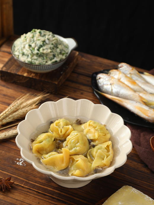 【海鲜馄饨】0色素0防腐海鲜馄饨，四种口味可选，新鲜的海鲜原材料，优质高筋面粉、薄而柔韧、爽滑耐煮 商品图3