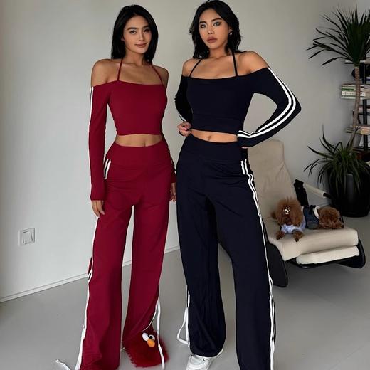 跃牌【禅语梵心】性感辣妹带胸垫跑步速干运动文胸一体杯健身服上衣CX5083 商品图4