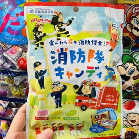 扇雀饴消防队图案水果味硬糖