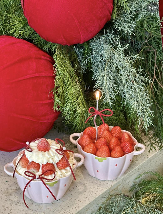 草莓碗蛋糕-低糖处理无添加 商品图5