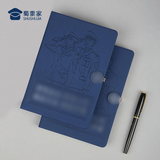 【敬礼笔记本】办公用软抄本日记本加厚记事本商务日记本文创礼品送礼礼物文具道林纸皮面PU封面笔记本 商品图4