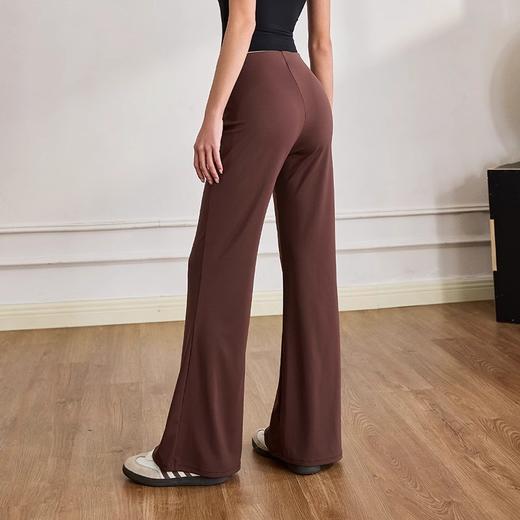 跃牌【禅语梵心】宽松休闲直筒喇叭长裤纽结舞蹈健身裤女CK5112 商品图1