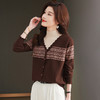 CC-27-24233今年流行的漂亮毛衣女款2024新款秋冬季假两件针织衫冬季穿搭上衣 商品缩略图2