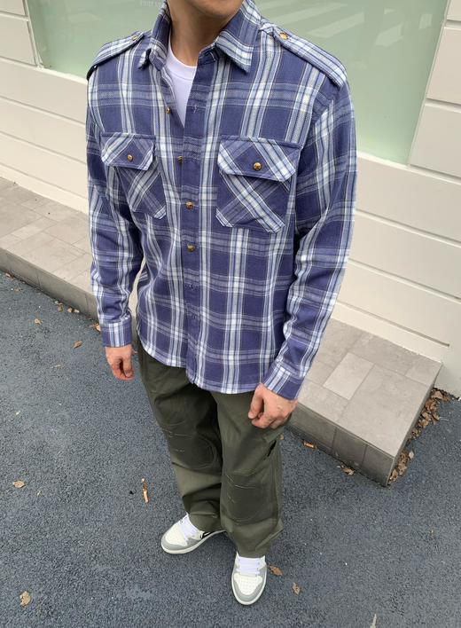 赛琳 格子竹节纱面料 格纹衬衫（JN） 商品图1