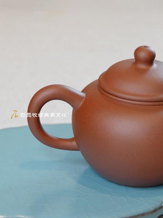 底槽青·鸽嘴水平壶  柴窑烧造 145毫升 天授款紫砂 商品图3
