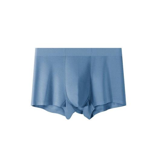 KS-D021  【1条】男士内裤男莫代尔无痕透气平角裤男内裤纯色抑菌四角短裤 商品图4