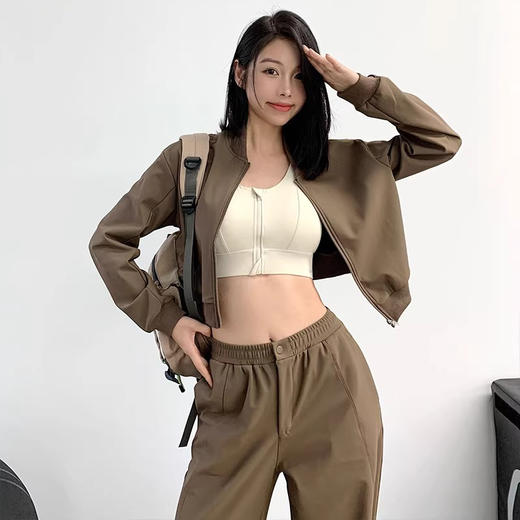 跃牌【禅语梵心】秋冬轻量薄绒冲锋户外休闲外套防风长袖蓄热保暖夹克WT5165 商品图2