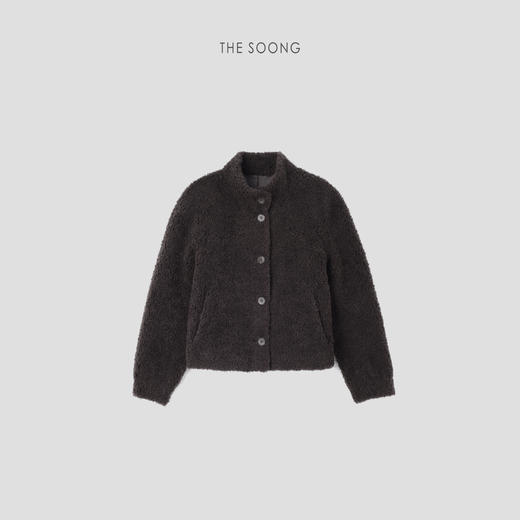 THESOONG‘镇店王炸100%定制绵羊毛细腻保暖绒感外套HWPY6203 商品图3