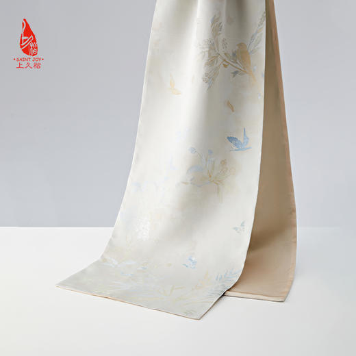 SAINTJOY/宋锦双面长巾  凤蝶踏春  SCS23015 商品图3