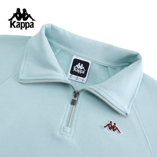 Kappa卡帕背靠背新款半拉链运动卫衣女款纯棉休闲针织套头衫上衣K0F22WT30 商品图2