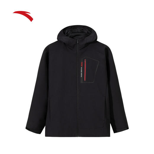 安踏防泼水运动外套男冬季新款健身跑步运动服夹克风衣152517620 商品图1