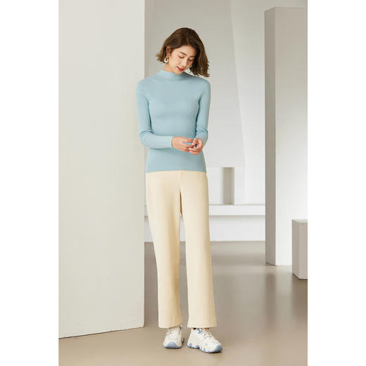 乔万尼温柔软糯简约绵羊毛针织衫EM4M699 商品图1