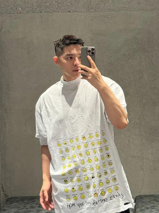 B家 笑脸表情包圆领短袖（JN） 商品图1