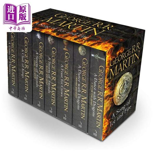 【中商原版】冰与火之歌英国版7本盒装1-5 英文原版 A Song Of Ice And Fire George RR Martin 商品图4