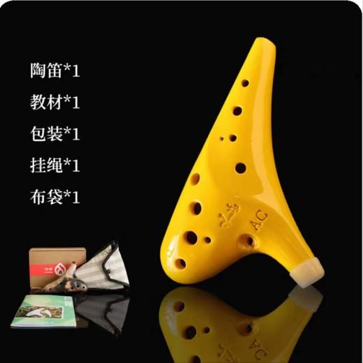 12孔陶笛  专业教学款火笛（国旗色款） 商品图3