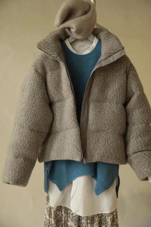MAISON COVET 纯山羊绒针织羽绒服外套 商品图4