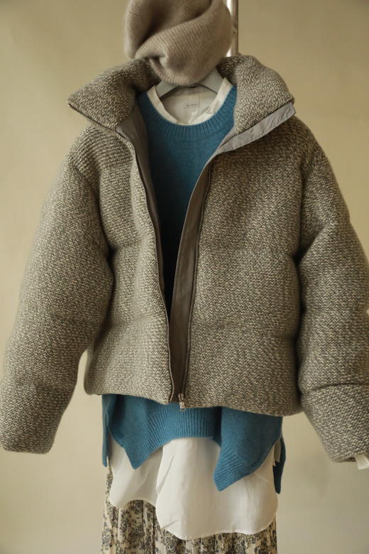 MAISON COVET 纯山羊绒针织羽绒服外套 商品图6