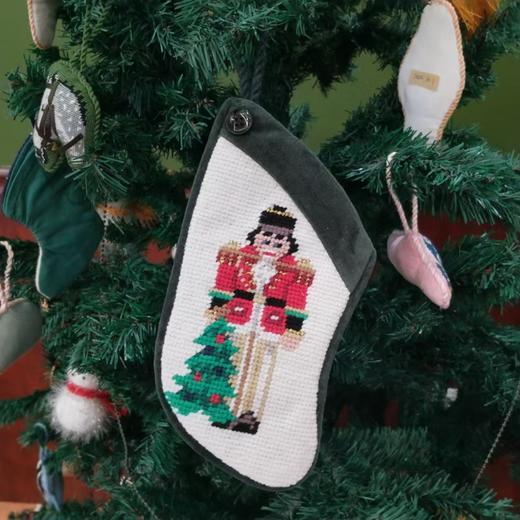 莫氏绒绣 纯手工羊毛圣诞礼品 《圣诞袜》005 商品图0