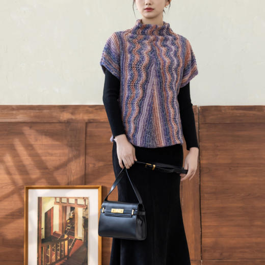 苏苏姐家曲顺背心手工DIY手编棒针毛衣毛线团上衣自制材料包 商品图1