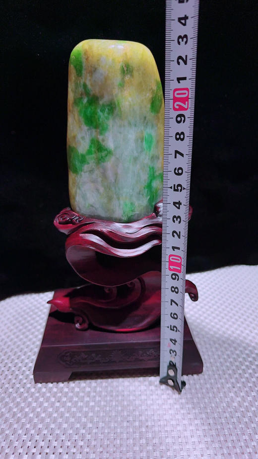 620715翡翠摆件【翡翠原石 时来运转】 商品图1