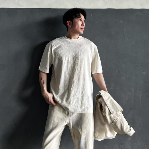 驴家 马赛克牛仔短袖上衣外套➕长裤（JN） 商品图0