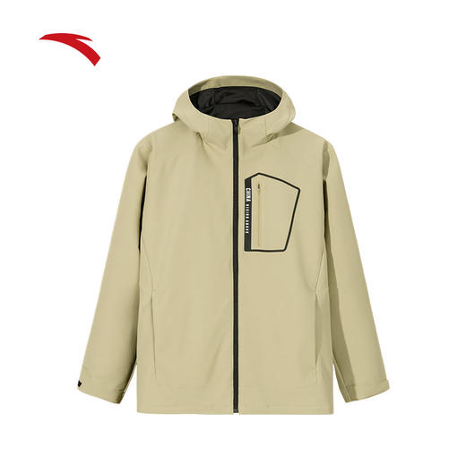 安踏防泼水运动外套男冬季新款健身跑步运动服夹克风衣152517620 商品图0