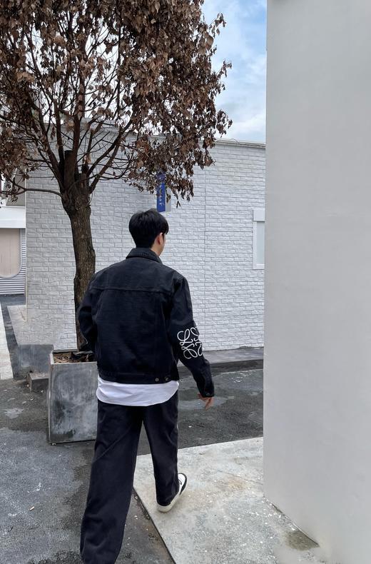 罗家 黑色单宁激光切割 牛仔外套➕长裤（JN） 商品图0