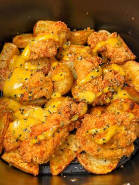 有手就会的蜂蜜芥末炸鸡🤤