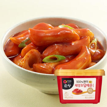 清净园韩国进口 淳昌辣椒酱 微辣韩式石锅拌饭酱部队火锅辣炒年糕酱500g /粮油调味 /调味品 /西式酱料 商品图3