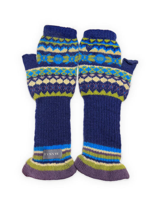 TYNVIE 露指手套 - 蓝色 商品图1