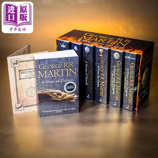 【中商原版】冰与火之歌英国版7本盒装1-5 英文原版 A Song Of Ice And Fire George RR Martin 商品图0