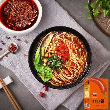 极美滋重庆小面调料20g*10袋 地道担担面酱四川拌面酱香辣酱吃面调料 /粮油调味 /调味品 /复合调味料 商品图6