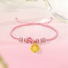 周六福黄金铃铛手绳女款5d硬金定价圣诞节雪花送女友手链送女友礼物 商品缩略图4