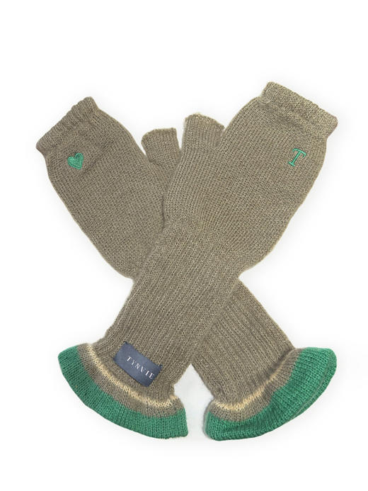 TYNVIE 露指手套 - 绿色 商品图2