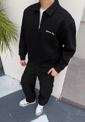 D家 半拉链式 运动休闲翻领卫衣（JN）