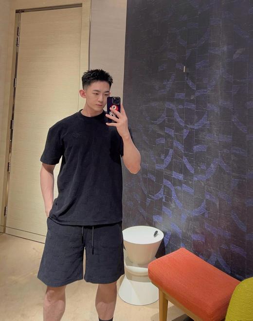 驴家 毛巾格圆领短袖➕短裤（JN） 商品图2