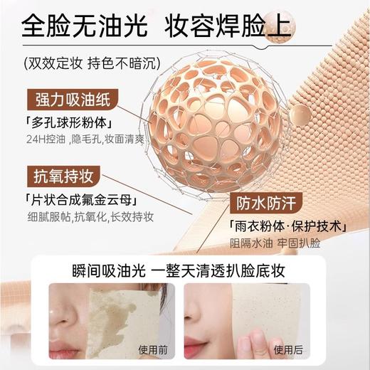 【控油遮瑕】柔绒轻颜定妆粉饼10g#柔焦粉饼蜜散粉定妆补妆控油持久不脱妆遮毛孔干皮防水防汗不脱妆 商品图3