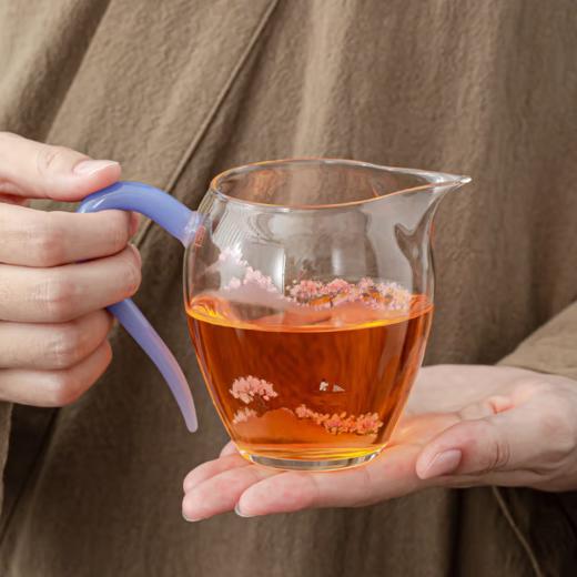 桃花源记 手绘公道杯 商品图2